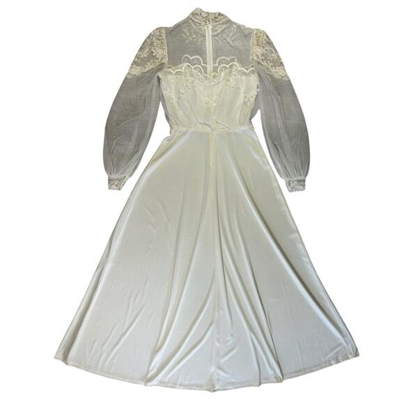 70s vintage prairie dress victorian - Picture 4 of 7